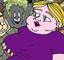 Hagyományőrző szántóversenyt rendeztetek az ivócimborákkal zárás után. Megnyerted, így 10 percig tarthattad Vaskos Marcsi jobb mellét!